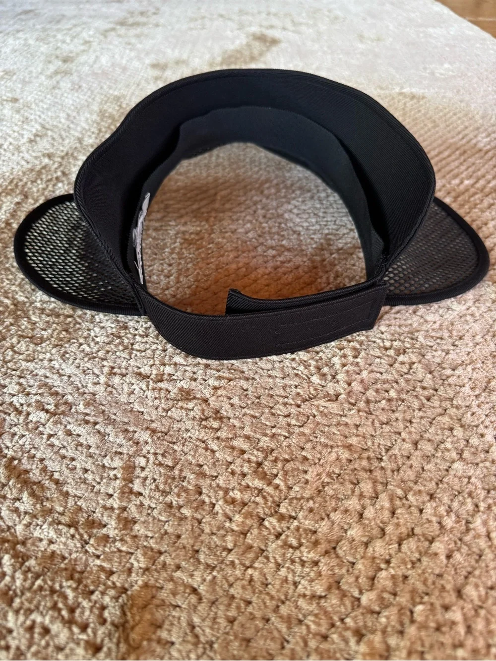 Christian Dior Black Mesh Visor Sun Hat - Picture 9 of 10